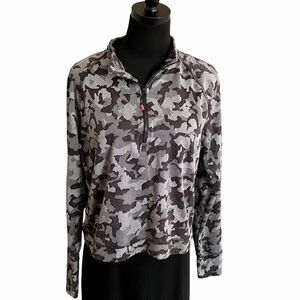 Spyder Jacket Quarter Zip Hip Length Size Large